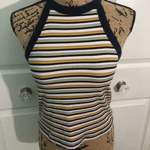 Striped Halter Top